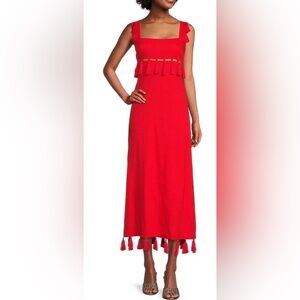 Nat Note x Antonio Melani Red tassel dress worn once